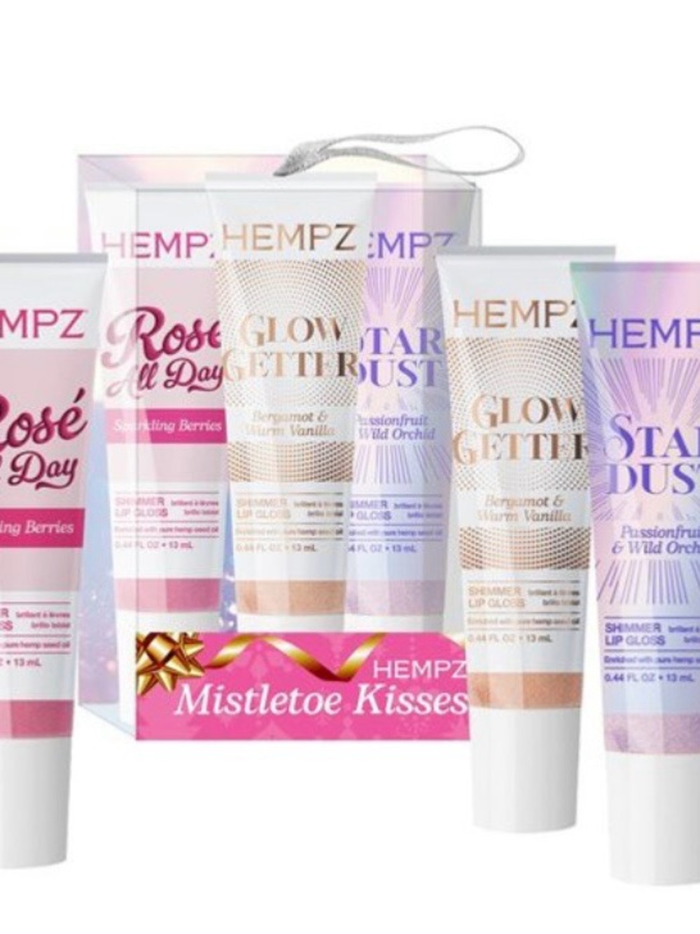 Hempz Lip Gloss Trio - Pink, Peach & Lavender